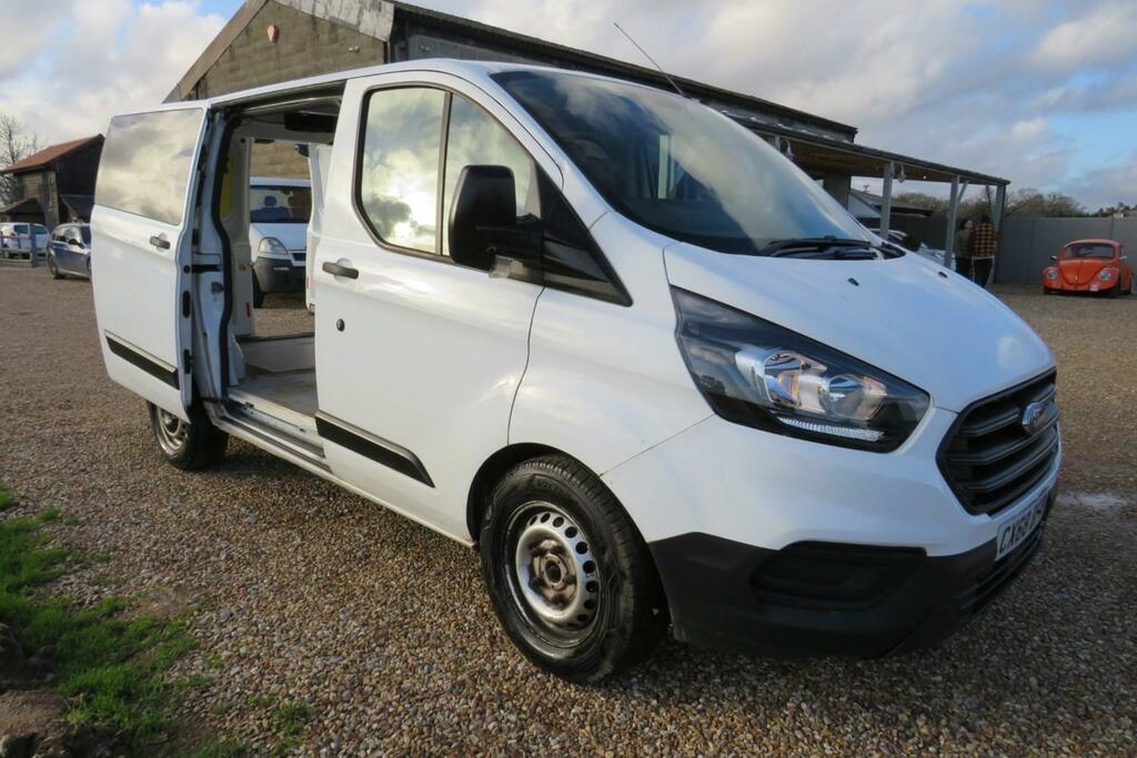 Ford Transit Custom 2.0 Tdci 105Ps Low Roof No Vat CX68BFP White #6