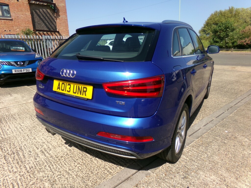 Audi Q3 Suv 2.0 Tdi S Line 2013 AO13UNR Blue #5