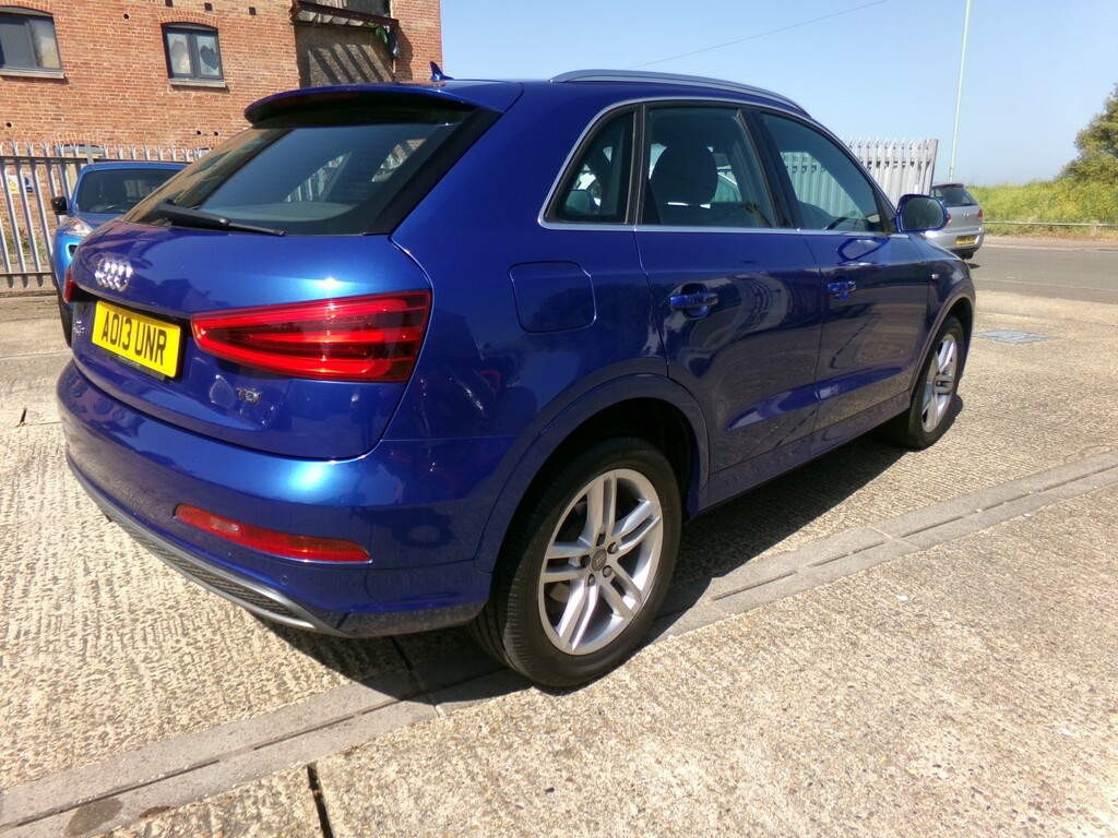 Audi Q3 Suv 2.0 Tdi S Line 2013 AO13UNR Blue #4