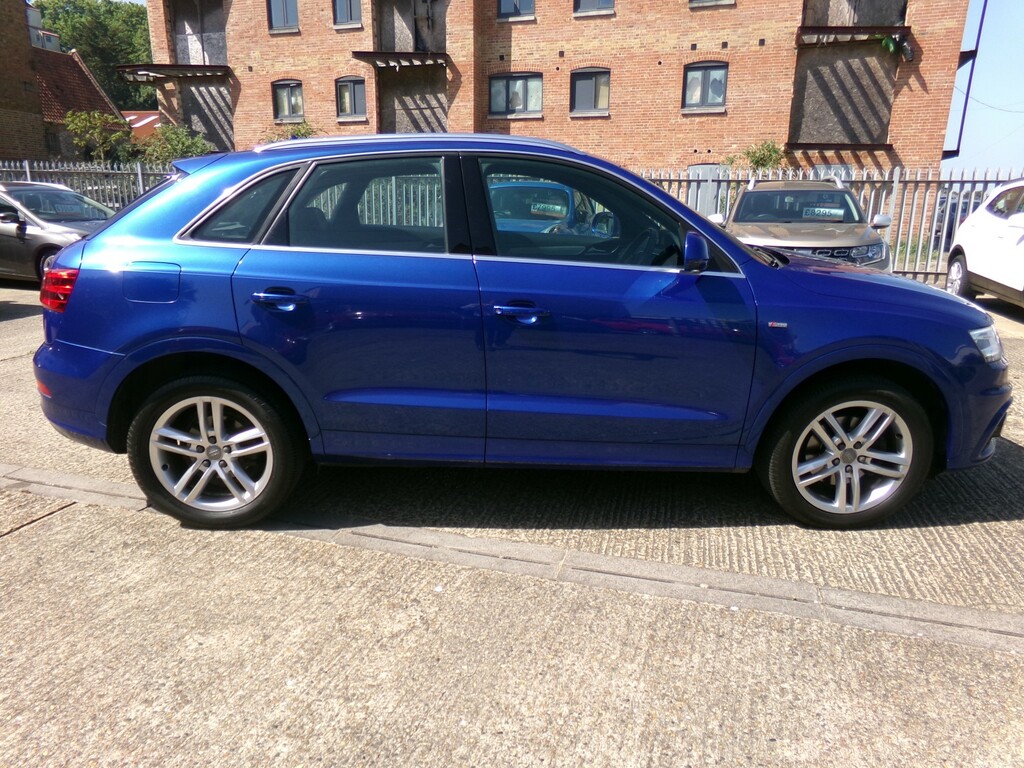 Audi Q3 Suv 2.0 Tdi S Line 2013 AO13UNR Blue #3