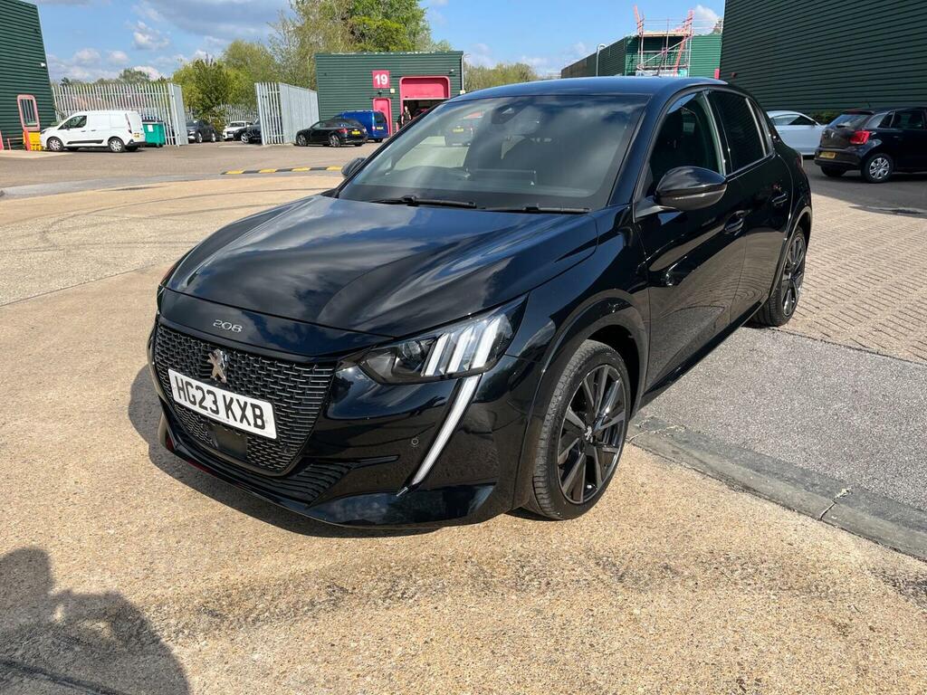 Peugeot 208 Hatchback 1.2 Puretech Gt Euro 6 Ss 20232 HG23KXB Black #3