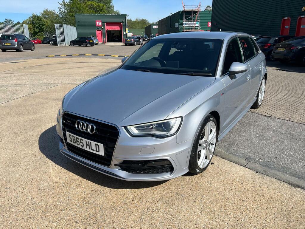 Audi A3 Hatchback 2.0 Tdi S Line Sportback S Tronic Quattr SB65HLD Silver #3