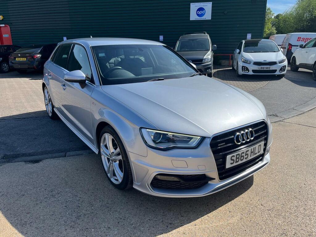 Audi A3 Hatchback 2.0 Tdi S Line Sportback S Tronic Quattr Silver