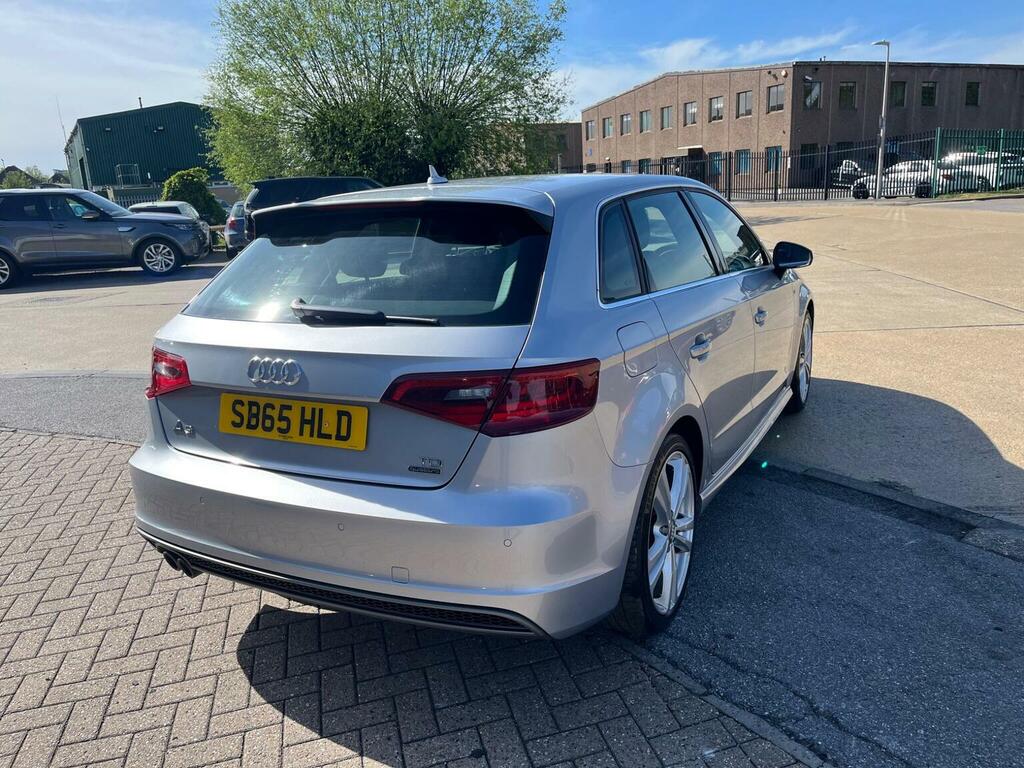 Audi A3 Hatchback 2.0 Tdi S Line Sportback S Tronic Quattr SB65HLD Silver #6