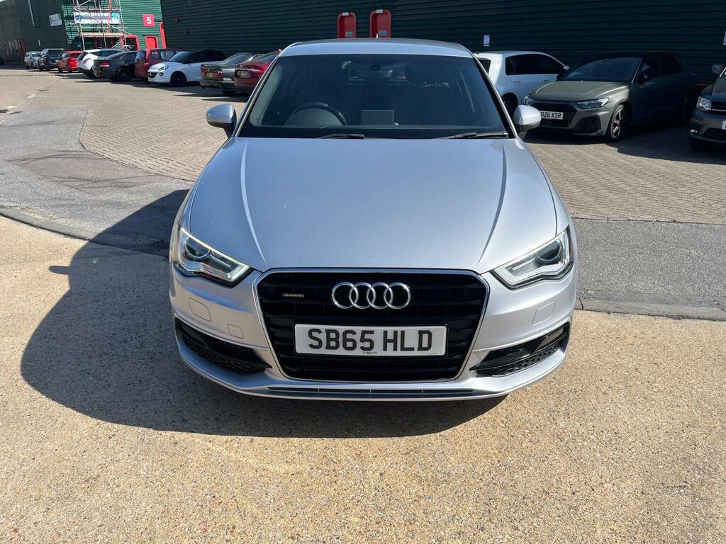Audi A3 Hatchback 2.0 Tdi S Line Sportback S Tronic Quattr SB65HLD Silver #2