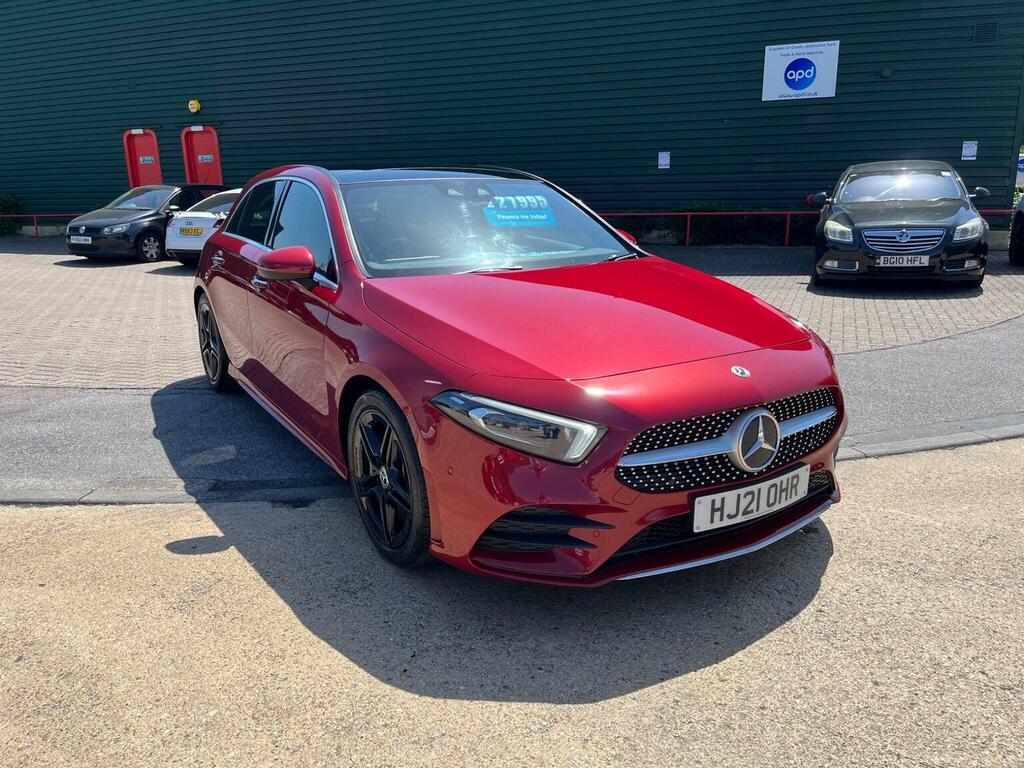 Mercedes-Benz A Class Hatchback 2.0 A250 Amg Line Premium Plus 2 7G-dc Red