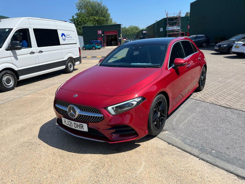 Mercedes-Benz A Class Hatchback 2.0 A250 Amg Line Premium Plus 2 7G-dc HJ21OHR Red #3