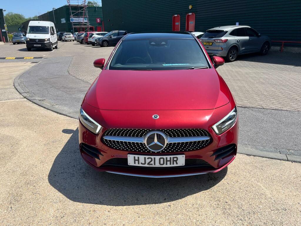 Mercedes-Benz A Class Hatchback 2.0 A250 Amg Line Premium Plus 2 7G-dc HJ21OHR Red #2