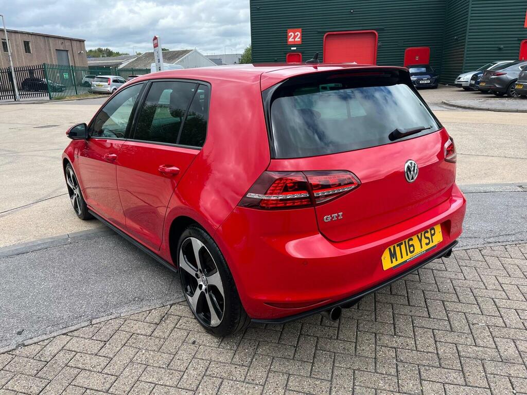 Volkswagen Golf Hatchback 2.0 Tsi Bluemotion Tech Gti Euro 6 Ss MT16YSP Red #4