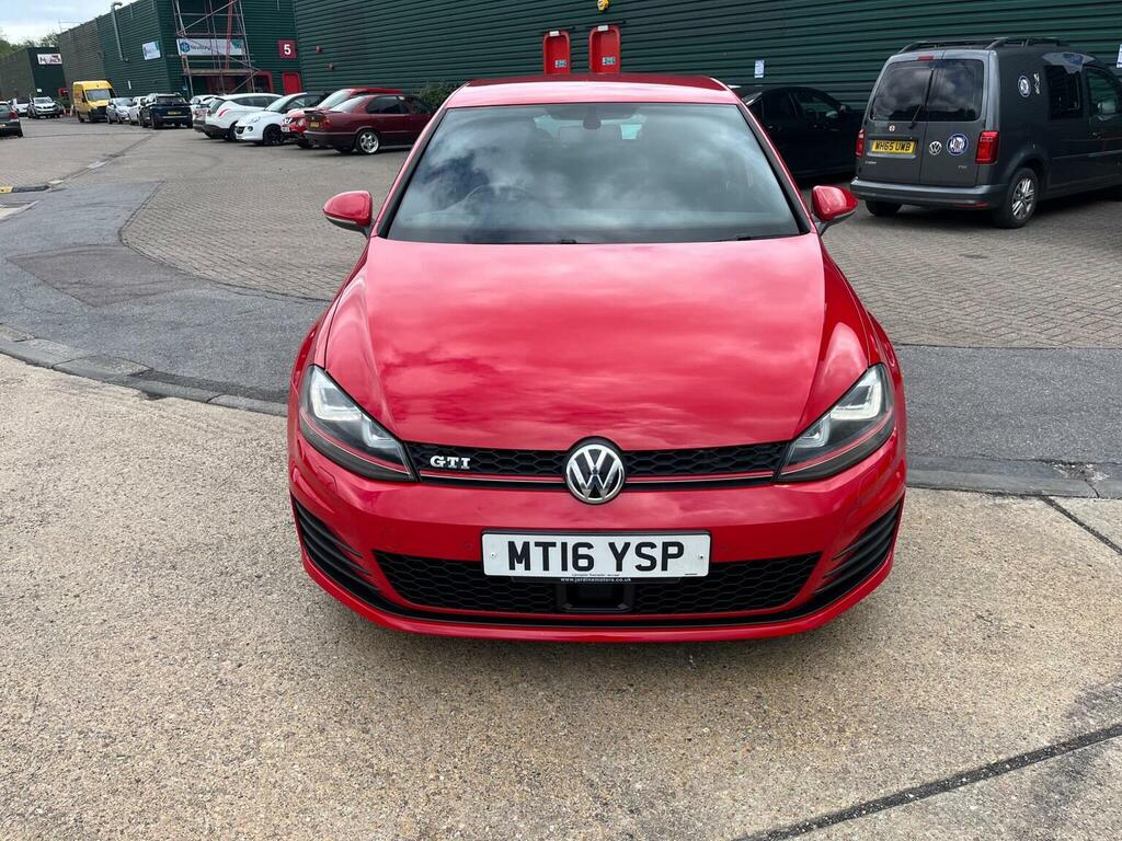 Volkswagen Golf Hatchback 2.0 Tsi Bluemotion Tech Gti Euro 6 Ss MT16YSP Red #2