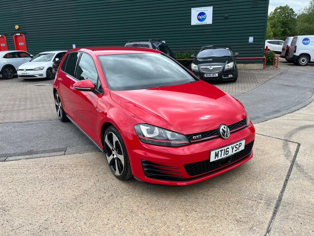 Volkswagen Golf Hatchback 2.0 Tsi Bluemotion Tech Gti Euro 6 Ss Red