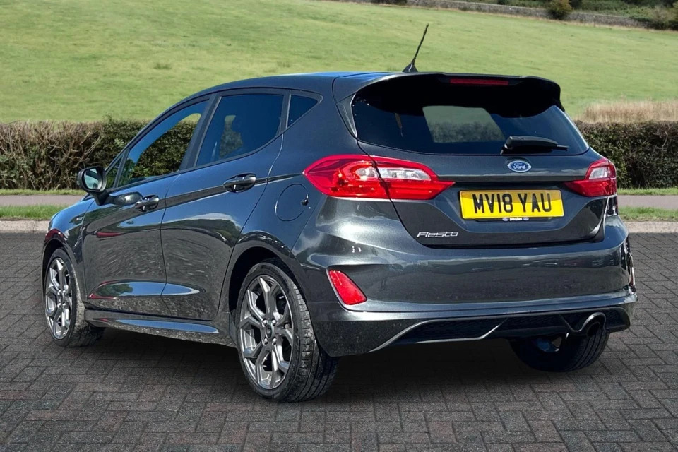 Ford Fiesta 1.0T Ecoboost St-line X Euro 6 Ss MV18YAU Grey #5