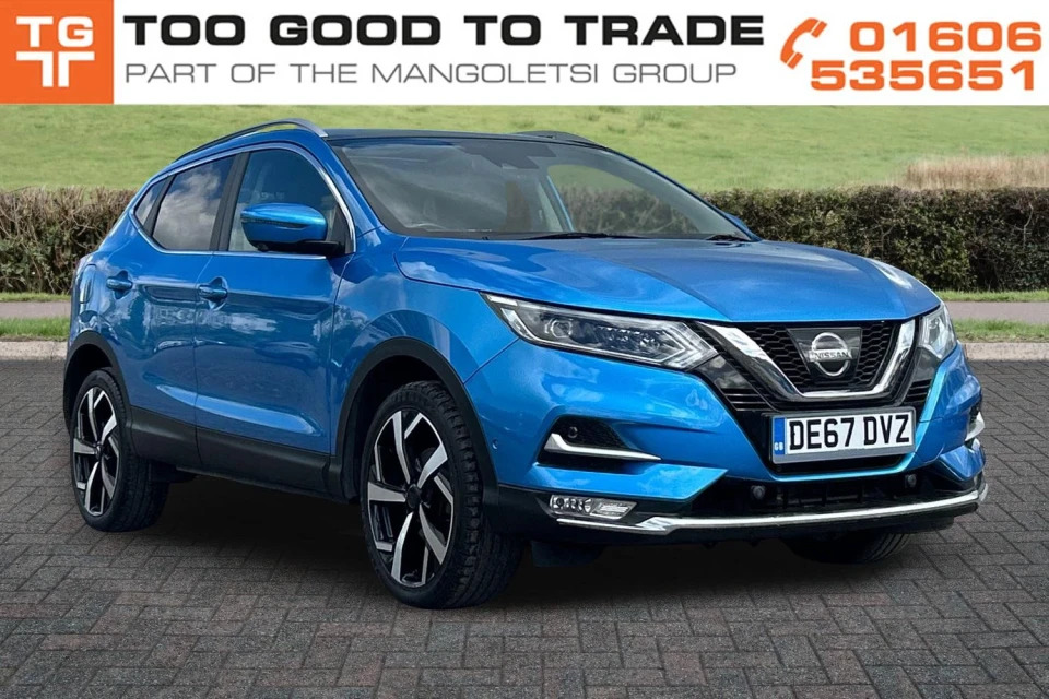 Nissan Qashqai 1.2 Dig-t Tekna Xtron Euro 6 Ss DE67DVZ Blue #2