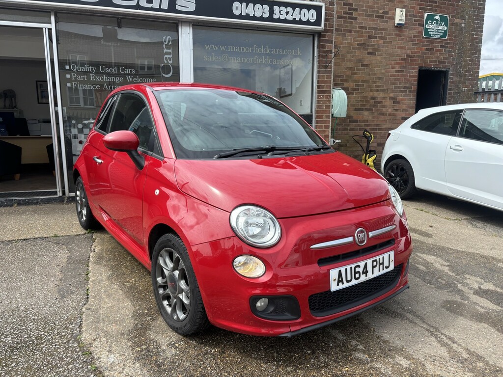 Fiat 500 Hatchback 1.2 500 1.2 69Hp S 2014 Red #3
