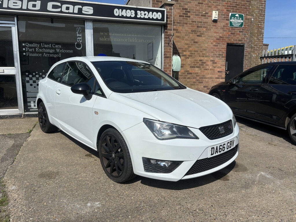 Seat Ibiza Hatchback 1.2 Tsi Fr 2016 White #3