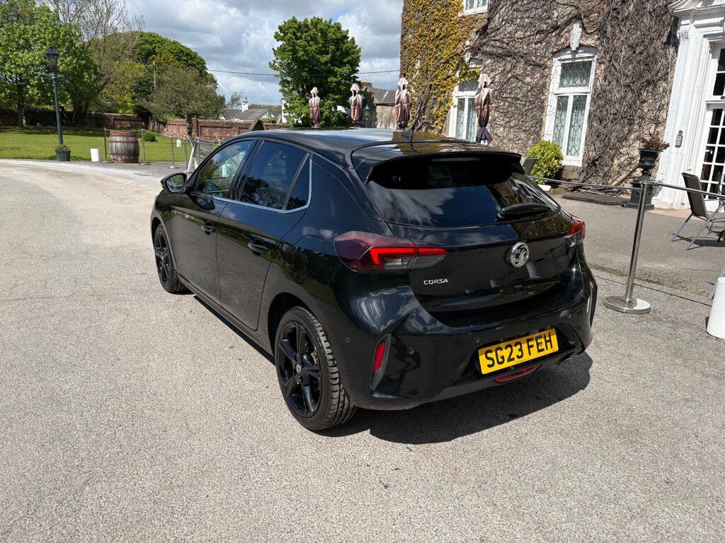 Vauxhall Corsa 1.2 Turbo Ultimate Hatchback Eur SG23FEH Black #3
