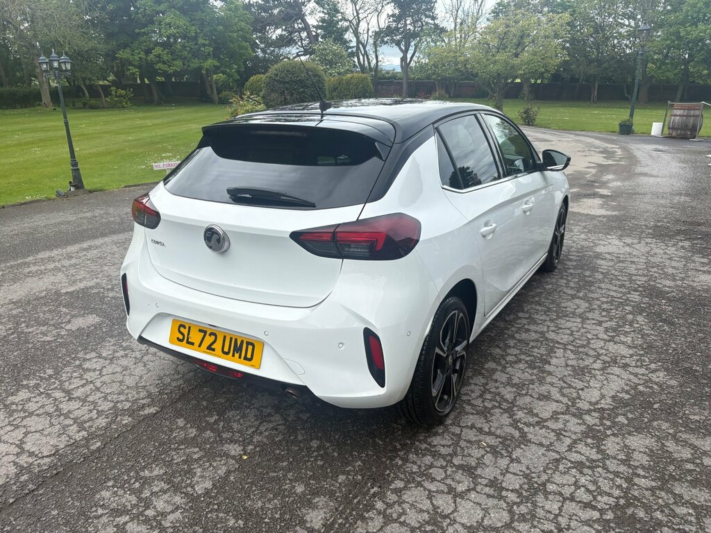 Vauxhall Corsa 1.2 Turbo Ultimate Hatchback Eur SL72UMD White #4