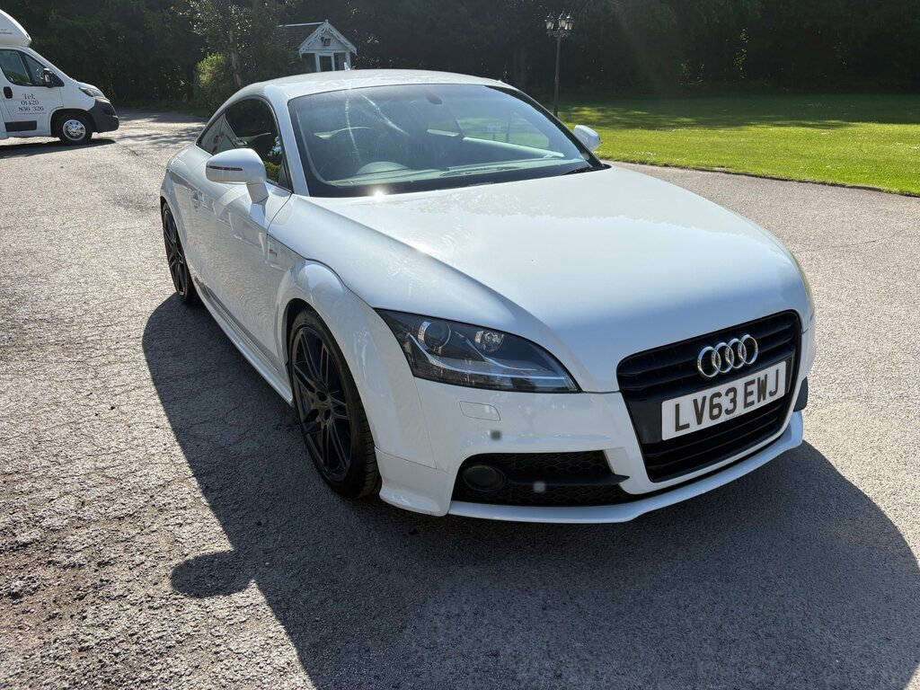 Audi TT 2.0 Tfsi Black Edition Coupe Eur LV63EWJ White #5