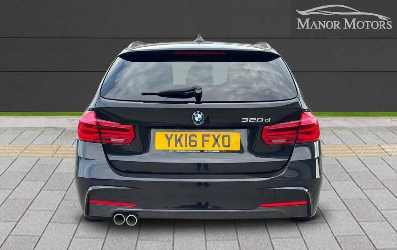 BMW 3 Series 2.0 320D M Sport Touring Euro 6 Ss - 2 YK16FXO Black #4