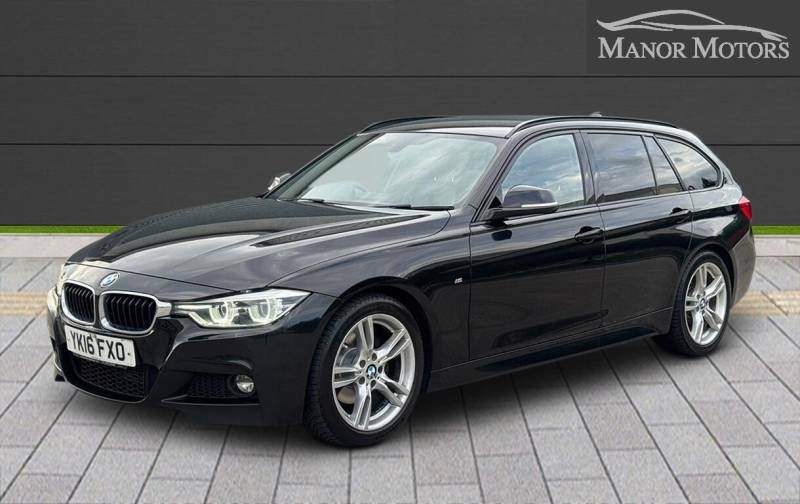 BMW 3 Series 2.0 320D M Sport Touring Euro 6 Ss - 2 YK16FXO Black #6