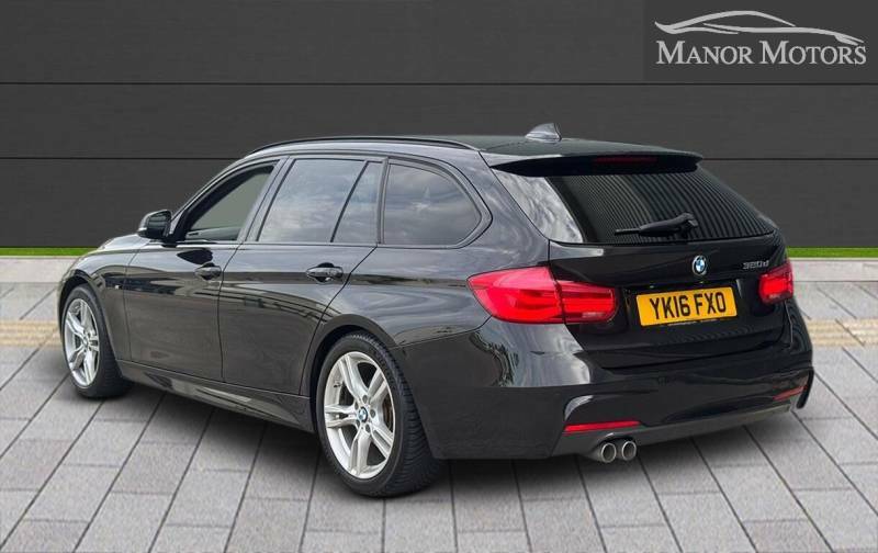 BMW 3 Series 2.0 320D M Sport Touring Euro 6 Ss - 2 YK16FXO Black #5