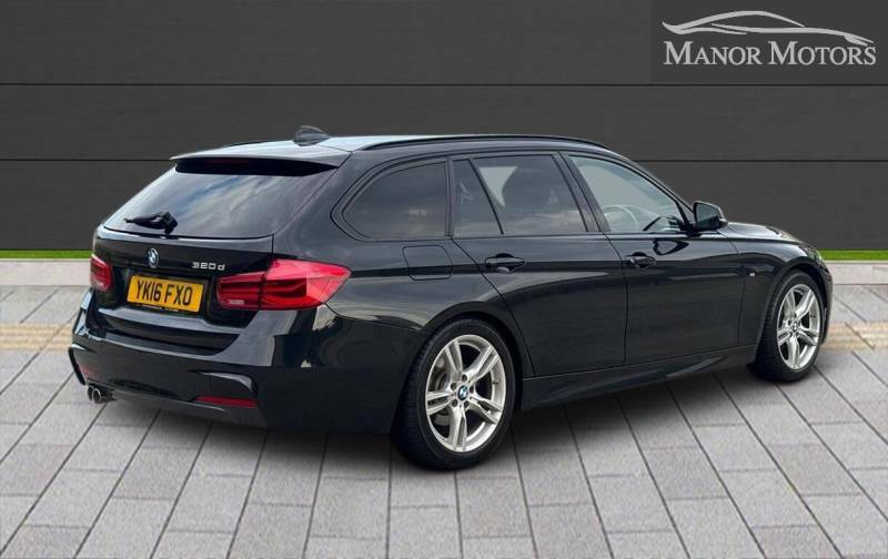 BMW 3 Series 2.0 320D M Sport Touring Euro 6 Ss - 2 YK16FXO Black #3