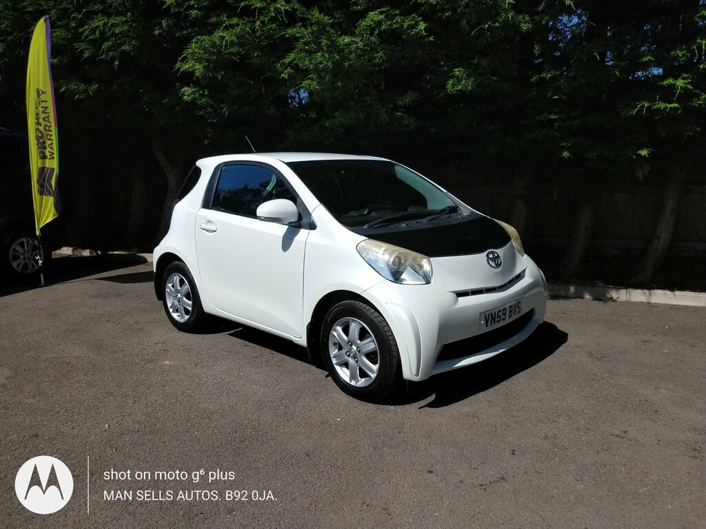 Toyota IQ 1.0 Vvt-i Hatchback Euro 4 68 B White