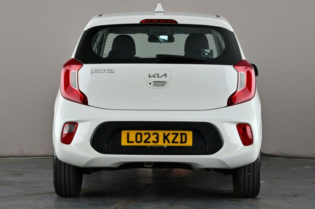 Kia Picanto 1.0 Dpi 3 Hatchback Amt Ss LO23KZD White #5