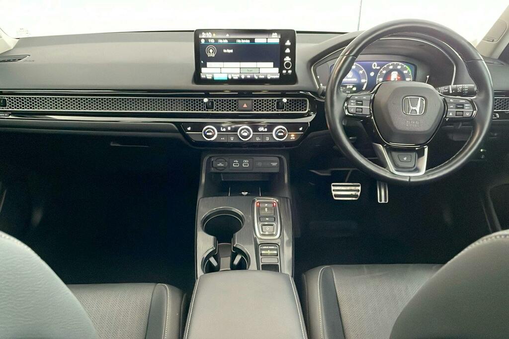 Honda Civic 2.0 H I Mmd Advance Hatchback Hybrid Ec White #4