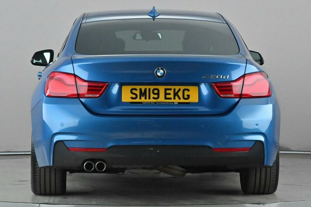 BMW 4 Series Gran Coupe 2.0 420D M Sport Hatchback Ss Blue #5