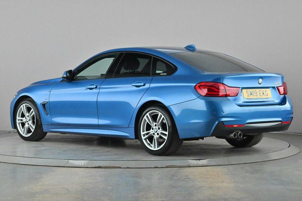 BMW 4 Series Gran Coupe 2.0 420D M Sport Hatchback Ss Blue #6