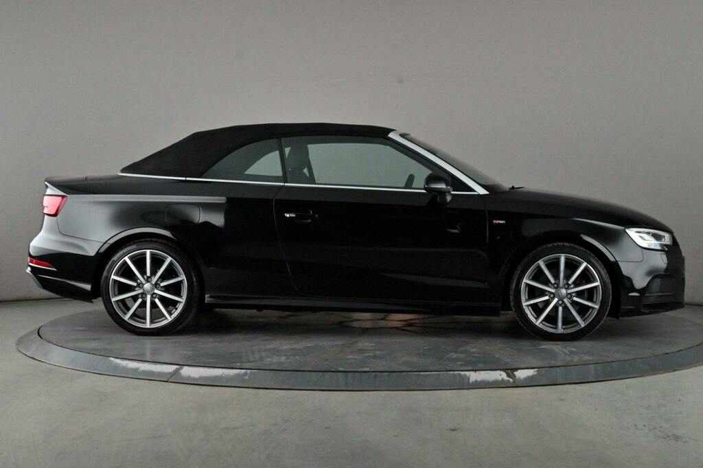 Audi A3 Cabriolet 2.0 Tfsi S Line Convertible S Tronic Qu Black #3