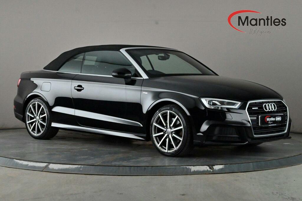Audi A3 Cabriolet 2.0 Tfsi S Line Convertible S Tronic Qu Black