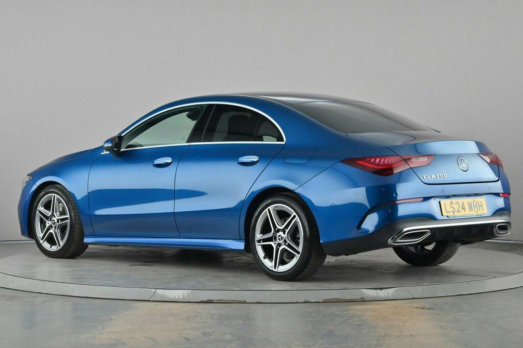 Mercedes-Benz CLA Class 1.3 Cla200h Mhev Amg Line Executive Coupe Pe LS24WHH Blue #3