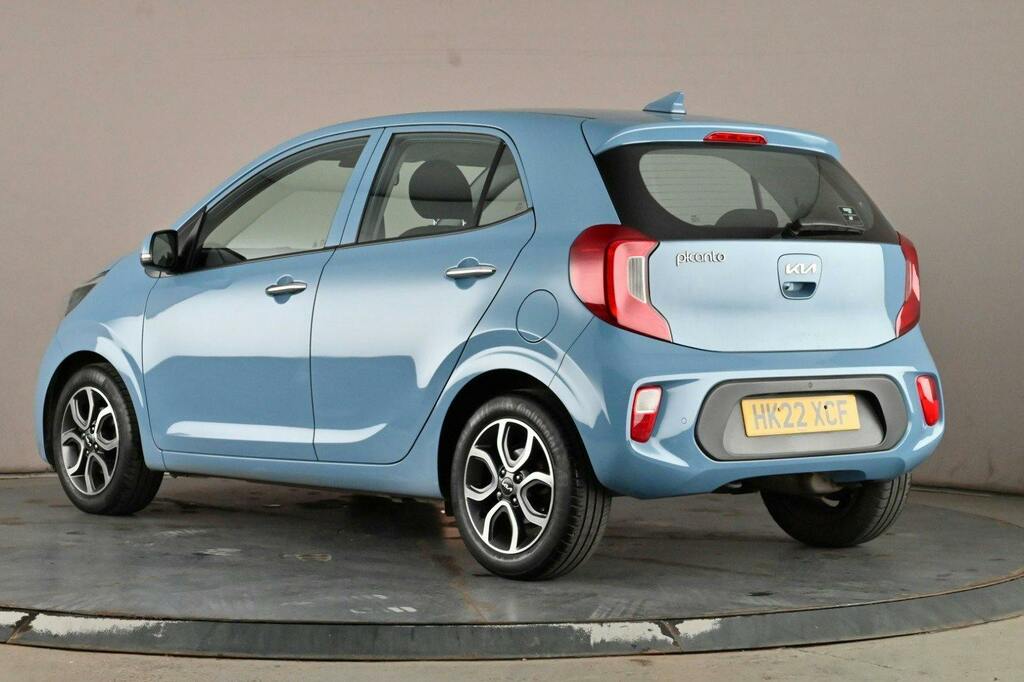Kia Picanto 1.0 Dpi 3 Hatchback Amt Ss HK22XCF Blue #4