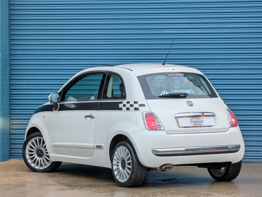 Fiat 500 1.2 Lounge 2011 Panoramic Sunroof 29 000 White #6