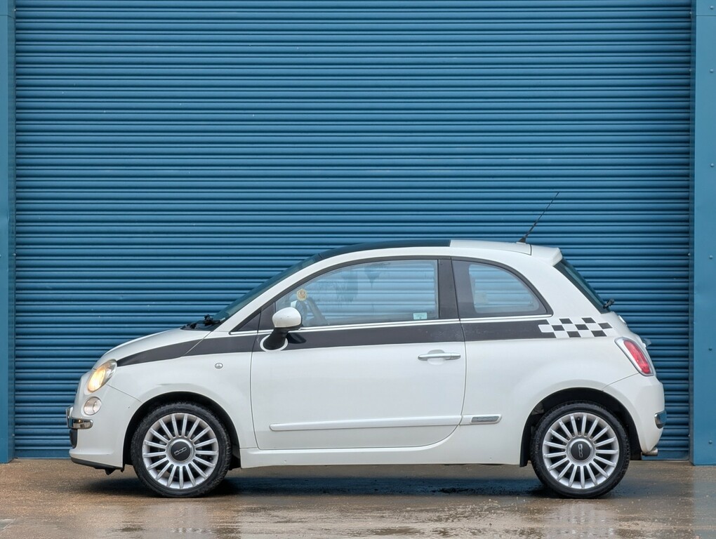 Fiat 500 1.2 Lounge 2011 Panoramic Sunroof 29 000 White #5