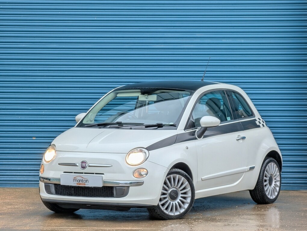 Fiat 500 1.2 Lounge 2011 Panoramic Sunroof 29 000 White #2