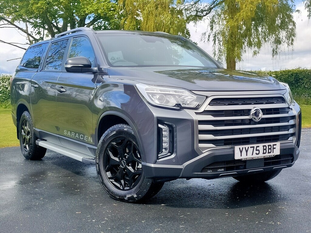 SsangYong Musso Saracen 2.2 YY75BBF Grey #2