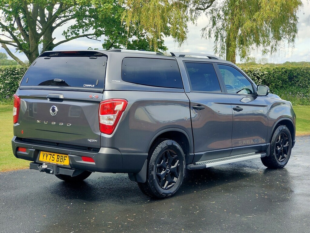 SsangYong Musso Saracen 2.2 YY75BBF Grey #3