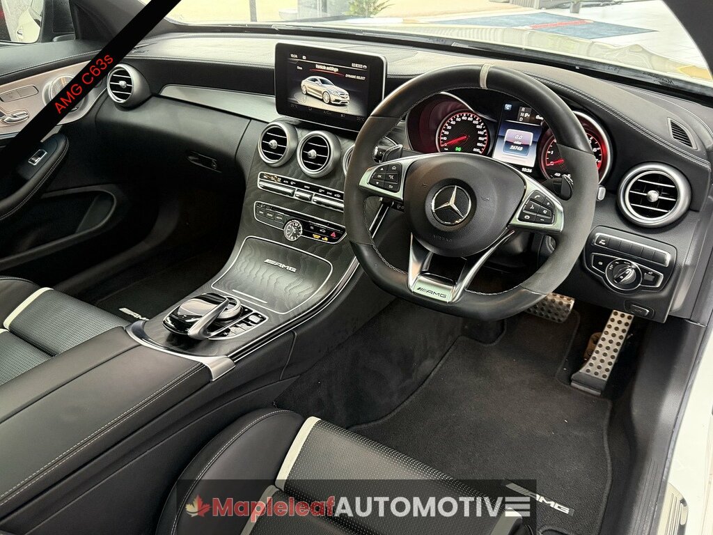 Mercedes-Benz C Class 4.0 C63 V8 Biturbo Amg S Premium Coupe Petro YJ18WBG White #5