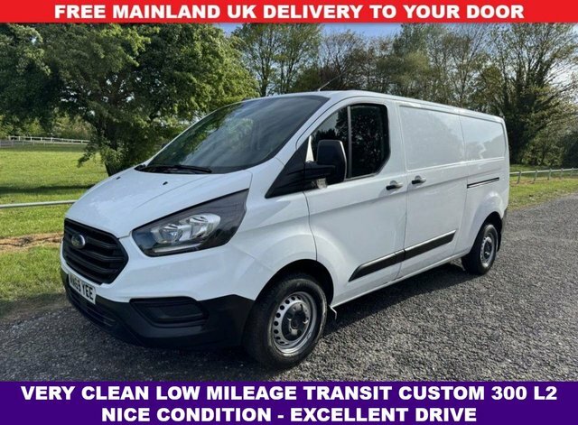 Ford Transit Custom 2.0 300 Ecoblue Leader Panel Van White