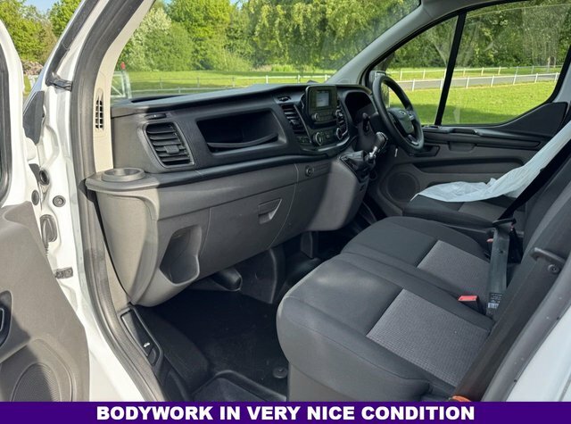 Ford Transit Custom 2.0 300 Ecoblue Leader Panel Van MW69YEE White #6