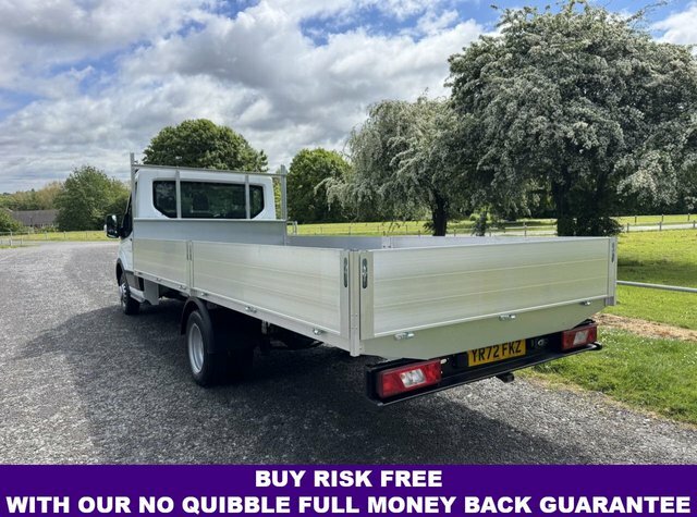 Ford Transit Custom 2.0 350 2.0 130Ps 3.5T Lwb 17Ft 5M Dropside Euro YR72FKZ White #6