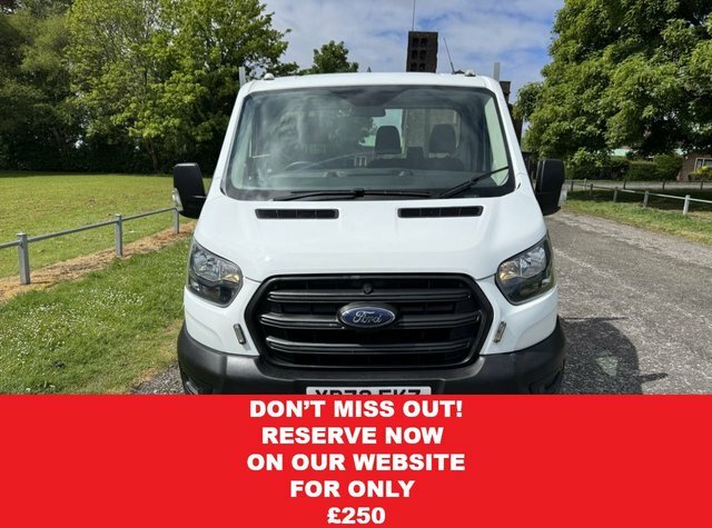 Ford Transit Custom 2.0 350 2.0 130Ps 3.5T Lwb 17Ft 5M Dropside Euro YR72FKZ White #4