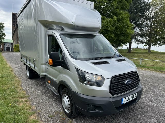 Ford Transit Custom 2.0 350 3.5T. Lwb Ecoblue Curtainside L4 Eu 6 Fsh FL17HVS Silver #2