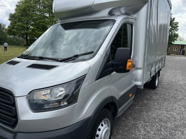 Ford Transit Custom 2.0 350 3.5T. Lwb Ecoblue Curtainside L4 Eu 6 Fsh FL17HVS Silver #5