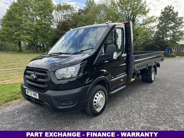 Ford Transit Custom 2.0 350 Ecoblue Leader 4.2M Dropside Rwd L4 Eu 6 WV72VME Black #3