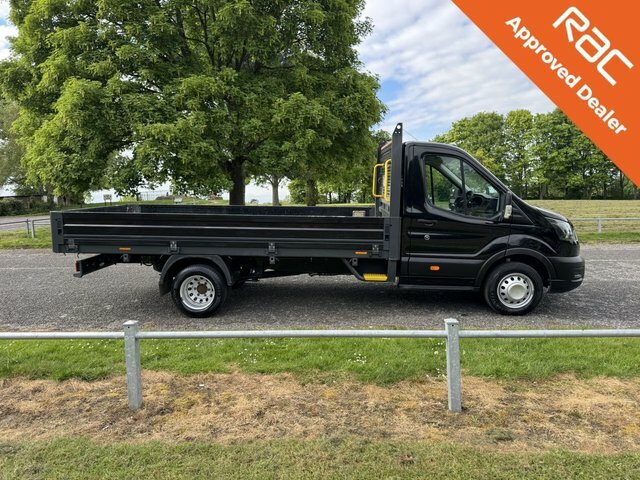 Ford Transit Custom 2.0 350 Ecoblue Leader 4.2M Dropside Rwd L4 Eu 6 WV72VME Black #4