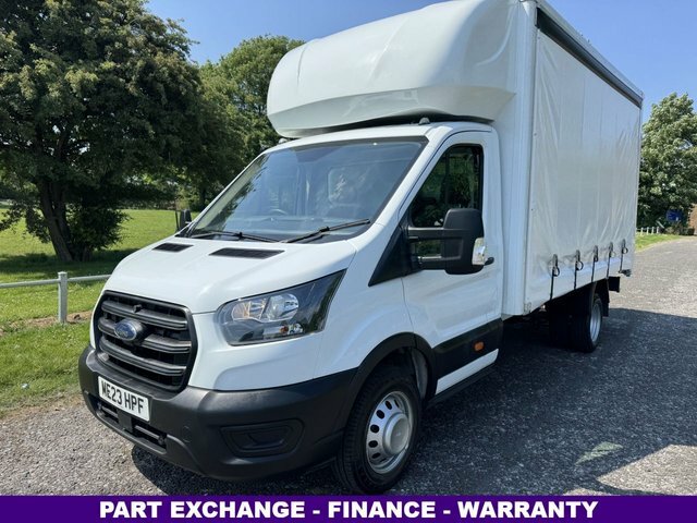 Ford Transit Custom 2.0 350 L4 Lwb 3.5T. Ecoblue Curtainside Tail Lif ME23HPF White #2